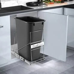 ThyLove Pull Out Trash Can Under Cabinet,Open The Cabinet Door And Pull Out The Trash Can Under The Cabinet,Undersink Organizers And Cupboard Organizers And Storage,Trash Can Not Included. -Brabantia Shop 41yCtPTUw3L