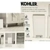 Kohler Trash Cans (6 Liter 2-Pack, White Stainless)