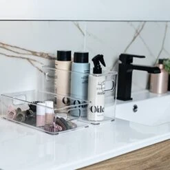 4 Cabinet Organizers And Storage Stackable Acrylic Clear Plastic Storage Bins Pantry Organizer Containers Kitchen Organization Under Sink Bathroom Organizer Drawer Freezer Refrigerator Organizer Bins -Brabantia Shop 41zbnYS51CL