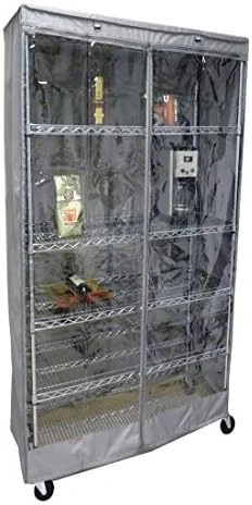 Storage Shelving Unit Cover, Fits Racks 48" Wx18 Dx72 H One Side See Through Panel (Cover Only) 7 Storage Shelving Unit Cover, Fits Racks 48" Wx18 Dx72 H One Side See Through Panel (Cover Only) - Image 7