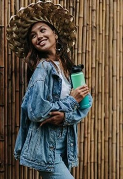 HYDRO CELL Stainless Steel Insulated Water Bottle With Straw - For Cold & Hot Drinks - Metal Vacuum Flask With Screw Cap And Modern Leakproof Sport Thermos For Kids & Adults (Mint/Green 24oz) -Brabantia Shop 510RekjBnUL