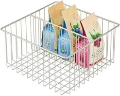 MDesign Farmhouse Decor Metal Wire Food Organizer Storage Bin Baskets For Kitchen Cabinets, Pantry, Bathroom, Laundry Room, Closets, Garage, 6 Sections - Bronze 19 MDesign Farmhouse Decor Metal Wire Food Organizer Storage Bin Baskets For Kitchen Cabinets, Pantry, Bathroom, Laundry Room, Closets, Garage, 6 Sections - Bronze -Brabantia Shop 511OMN5H9cL. AC
