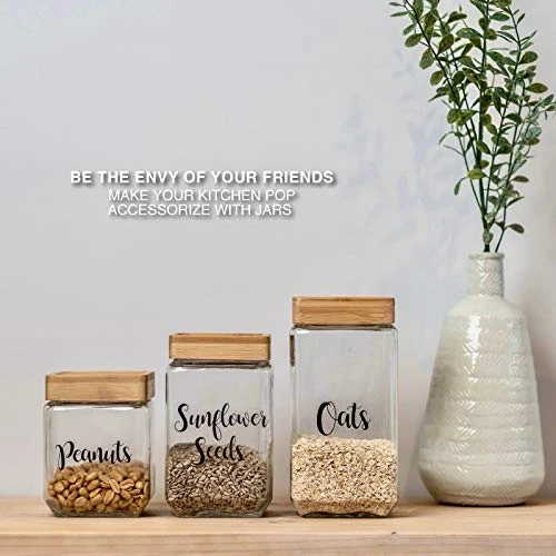 106 Pantry Labels Stickers By 7 Ruby Road For Kitchen Organization And Storage. Clear Water Resistant, Farmhouse Cursive Script For Food Canisters, Containers, Mason Jars For Flour, Sugar, Coffee 5 106 Pantry Labels Stickers By 7 Ruby Road For Kitchen Organization And Storage. Clear Water Resistant, Farmhouse Cursive Script For Food Canisters, Containers, Mason Jars For Flour, Sugar, Coffee - Image 5