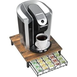 DecoBros K-Cup Storage Drawer, Rustic Brown 16 DecoBros K-Cup Storage Drawer, Rustic Brown -Brabantia Shop 513AwAxGpUL