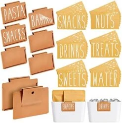 8 Pcs Metal Basket Labels Clip On Holders With 40 Pantry Labels For Storage Bins, Bin Clips Labels For Kitchen Organization And Storage (Black) -Brabantia Shop 515GskAKrRL. AC