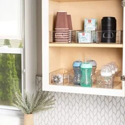 4 Cabinet Organizers And Storage Stackable Acrylic Clear Plastic Storage Bins Pantry Organizer Containers Kitchen Organization Under Sink Bathroom Organizer Drawer Freezer Refrigerator Organizer Bins -Brabantia Shop 517WJeF7BsL