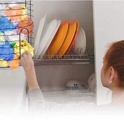 Lilimpact Over The Cabinet Kitchen Storage Grocery Bag Plastic Shopping Bag And Garbage Bag Holder Saver Dispenser Rack Stainless Steel' (Black) -Brabantia Shop 518OTrP8bbL