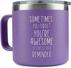 Inspirational Gifts For Women – Coffee Purple Mug/Tumbler 14oz “Sometimes You Forget You’re Awesome” Idea, Thank You, Teacher, Mom, Best Friend, Her, Female, Birthday, Who Have Everything, Unique, Cup 17 Inspirational Gifts For Women – Coffee Purple Mug/Tumbler 14oz “Sometimes You Forget You’re Awesome” Idea, Thank You, Teacher, Mom, Best Friend, Her, Female, Birthday, Who Have Everything, Unique, Cup -Brabantia Shop 518yPGM9QuL. AC