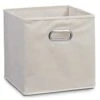 Zeller 32 X 32 X 32 Cm Storage Box, Beige/Fleece