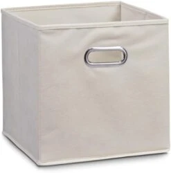 Zeller 32 X 32 X 32 Cm Storage Box, Beige/Fleece -Brabantia Shop 51AQ516CDML. AC
