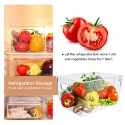 Vaisoz 2PCS Storage Organizer Bins, Pantry Organization And Storage, Refrigerator Fridge Organizer Bins With Built-In Handles For Freezer, Kitchen, Pantry, Cabinet (10.4 X 6.7 X 6 In) 8 Vaisoz 2PCS Storage Organizer Bins, Pantry Organization And Storage, Refrigerator Fridge Organizer Bins With Built-In Handles For Freezer, Kitchen, Pantry, Cabinet (10.4 X 6.7 X 6 In) -Brabantia Shop 51Bt6CZhA3L