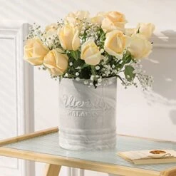 MALACASA Kitchen Utensil Holder, 7.2'' Large Cooking Utensils Holder For Kitchen Counter, Ceramic Utensil Crocks Utensil Organizer For Countertop, Farmhouse Kitchen Decor, Series REG -Brabantia Shop 51DdVISJT3L