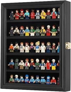 Minifigures Dimensions Display Case Thimble Wall Cabinet LG-CN30 (Black) -Brabantia Shop 51DowiJieQL. AC