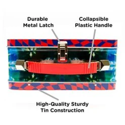 AQUARIUS Grateful Dead Fun Box - Sturdy Tin Storage Box With Plastic Handle & Embossed Front Cover - Officially Licensed Grateful Dead Merchandise & Collectible Gifts -Brabantia Shop 51Ft9vwfYbL