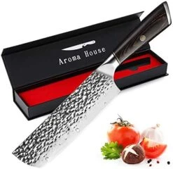 Damascus Chef Knife 7.5", Kitchen Gadgets, German HC Stainless Steel Cooking Knife With Pakkawood Handle, Premium Magnetic Gift Box,Great Gift Choice. -Brabantia Shop 51GLYhyW1eL. AC