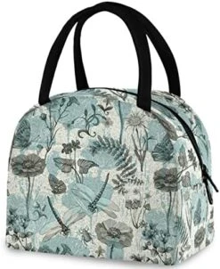 ZzWwR Vintage Butterfly Dragonfly Poppy Reusable Lunch Tote Bag With Front Pocket Insulated Thermal Cooler 0g272618160p407c442s828 0 -Brabantia Shop 51Jjg016PHL. AC