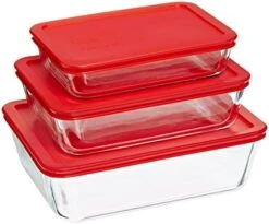 Pyrex Simply Store 6-Pc Glass Food Storage Container Set With Lid, 7-Cup, 4-Cup, & 2-Cup Round Glass Storage Containers With Lid, BPA-Free Lid, Dishwasher, Microwave And Freezer Safe 16 Pyrex Simply Store 6-Pc Glass Food Storage Container Set With Lid, 7-Cup, 4-Cup, & 2-Cup Round Glass Storage Containers With Lid, BPA-Free Lid, Dishwasher, Microwave And Freezer Safe -Brabantia Shop 51Jmnb6o9PL. AC