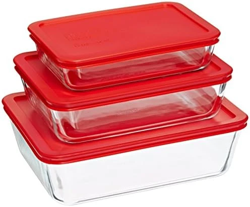 Pyrex Simply Store 6-Pc Glass Food Storage Container Set With Lid, 7-Cup, 4-Cup, & 2-Cup Round Glass Storage Containers With Lid, BPA-Free Lid, Dishwasher, Microwave And Freezer Safe 7 Pyrex Simply Store 6-Pc Glass Food Storage Container Set With Lid, 7-Cup, 4-Cup, & 2-Cup Round Glass Storage Containers With Lid, BPA-Free Lid, Dishwasher, Microwave And Freezer Safe - Image 7