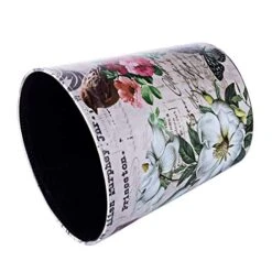 Lingxuinfo Scakbyer Small Trash Can Wastebasket, PU Leather Decorative Trash Can Garbage Can Waste Basket For Kitchen, Bathroom, Bedroom, Office -Brabantia Shop 51KqtFXeQeL