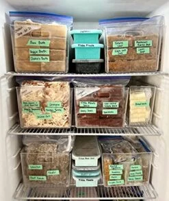 Souper Cubes Gift Set, 1-Cup 2-Cup 1/2 Cup And 2 Tablespoon Trays With Lids, Gray Color