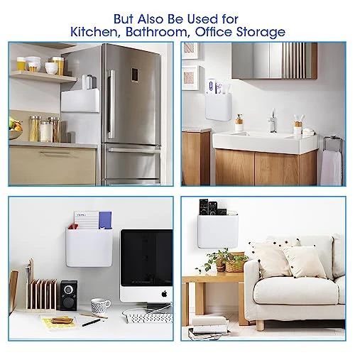 Picowe 3 PCS Magnetic Laundry Storage, 2023 Magnetic Storage Box For Laundry Room, Kitchen, Bathroom, Office, Space-Saving Trash Container Hanging On Dryer, Washer Or Wall Mount Trash Bin (White) 6 Picowe 3 PCS Magnetic Laundry Storage, 2023 Magnetic Storage Box For Laundry Room, Kitchen, Bathroom, Office, Space-Saving Trash Container Hanging On Dryer, Washer Or Wall Mount Trash Bin (White) - Image 6