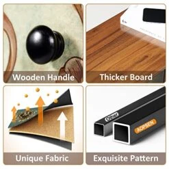 AOPSEN Tall Dressers For Bedroom With 8 Drawers, Storage Drawer Unit For Closet, Fabric Organizer Chest Of Drawers For Kids, Living Room, Nursery, Steel Frame, Wood Top -Brabantia Shop 51ODN2F7qfL