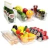 6-Pieces Organizer Bins For Refrigerator, Freezer, Drawer And Pantry BPA-Free