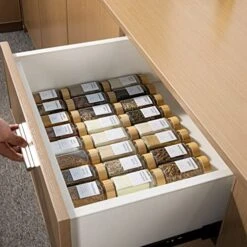 FavorFlavor 12 Pcs Spice Jars With Label, Thickened Glass Seasoning Jars With Bamboo Lids, Airtight Sealing Seasoning Bottles With Silicone Funnel For Easy Refilling, Spice Jars With Shaker Lids 6 FavorFlavor 12 Pcs Spice Jars With Label, Thickened Glass Seasoning Jars With Bamboo Lids, Airtight Sealing Seasoning Bottles With Silicone Funnel For Easy Refilling, Spice Jars With Shaker Lids -Brabantia Shop 51PupkKZhwL