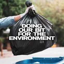 Eco Bag 50 Heavy Duty Refuse Sacks, Black, 1x -Brabantia Shop 51QFVd5I85L