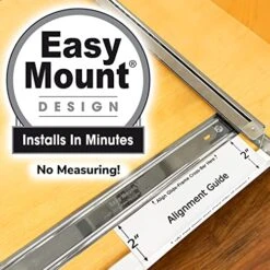 LYNK PROFESSIONAL® Slide Out Under Sink Cabinet Organizer - Lifetime Limited Warrnaty - Sliding Storage For Inside Kitchen Cabinet Or Under Sink - 11.5 In. Wide X 18 Inch Deep - Chrome -Brabantia Shop 51RzyBuEmyL