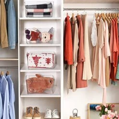 6 Pack Clear Plastic Storage Bins, Kitchen Organization Cabinet Fridge Organizer, Pantry Organization And Storage Bins -Brabantia Shop 51VZ7x2zmsL