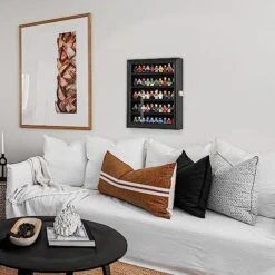 Minifigures Dimensions Display Case Thimble Wall Cabinet LG-CN30 (Black) -Brabantia Shop 51WkQzZb1BL