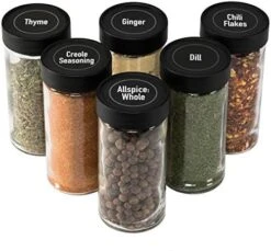 3” Glass Spice Jars 3 Fluid Ounces- 18 Pack -Brabantia Shop 51WyxzpJUrL. AC