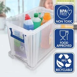 Fellowes Bankers Box ProStore Plastic Storage Box Bonus Pack - 2 X 5.5 Litre, 1 X 18.5 Litre & 1 X 10 Litre -Brabantia Shop 51X7epgJLyL