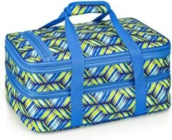 VP Home Double Casserole Insulated Travel Carry Bag (Henna Tattoo) For Trip Birthday Party, Mother's Day, Holiday, Christmas Day, Grocery Store, Supermarket, Outdoor Picnic Etc -Brabantia Shop 51aMpaQi4CL. AC