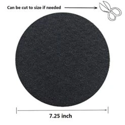 6 Pack Charcoal Filters For Kitchen Compost Bins - Thickening Compost Bin Filters Activated Carbon Filters For Kitchen Compost Bin Filters Replacement, 0.4" Thickness -Brabantia Shop 51bUMK5TOxL