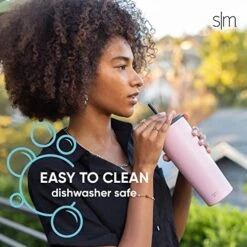 Simple Modern Insulated Tumbler With Lid And Straw | Iced Coffee Cup Reusable Stainless Steel Water Bottle Travel Mug | Gifts For Women Men Her Him | Classic Collection | 20oz | Sweet Taffy 18 Simple Modern Insulated Tumbler With Lid And Straw | Iced Coffee Cup Reusable Stainless Steel Water Bottle Travel Mug | Gifts For Women Men Her Him | Classic Collection | 20oz | Sweet Taffy -Brabantia Shop 51bndAaYhBL