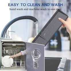 Discalange Kitchen Magnetic Stove Top Shelf, 30 Inch Silicone Spice Rack Easy Installation, Over The Stove Top Shelf Organization Stove Rack, Spice Storage Shelf For Stove, Oven Shelf Organizer (Gray) 9 Discalange Kitchen Magnetic Stove Top Shelf, 30 Inch Silicone Spice Rack Easy Installation, Over The Stove Top Shelf Organization Stove Rack, Spice Storage Shelf For Stove, Oven Shelf Organizer (Gray) -Brabantia Shop 51dnCMmzW5L