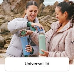 Takeya Actives Insulated Stainless Steel Water Bottle With Spout Lid, 32 Ounce, Midnight Blue -Brabantia Shop 51fK1XaImJL