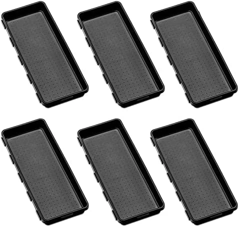 Madesmart Classic 15.5" X 6.6" Bin - Granite | CLASSIC COLLECTION | Multi-Purpose Storage Organizer | Soft-grip Lining And Non-slip Rubber Feet BPA-Free, Model Number: 29656 2 Madesmart Classic 15.5" X 6.6" Bin - Granite | CLASSIC COLLECTION | Multi-Purpose Storage Organizer | Soft-grip Lining And Non-slip Rubber Feet BPA-Free, Model Number: 29656 - Image 2