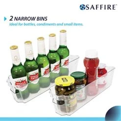 6-Pieces Organizer Bins For Refrigerator, Freezer, Drawer And Pantry BPA-Free -Brabantia Shop 51i72VOlFPL