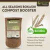 All Seasons Bokashi Compost Starter 5 Lbs (2 Gallon) - Dry Bokashi Bran For Kitchen Compost Bin - Compost Food & Pet Waste Quickly & Easily With Low Odor By SCD Probiotics