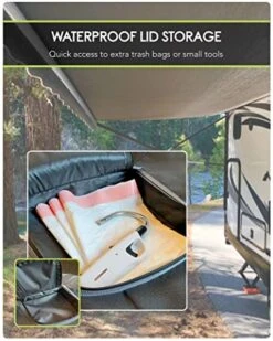 Trailersphere Collapsible Bin Trash & Recycle/Utility, Gone Camping Collection, Perfect For Camping, Laundry, Storage And Garden, Waterproof And Tear Resistance, Trash And/or Recycle 9 Trailersphere Collapsible Bin Trash & Recycle/Utility, Gone Camping Collection, Perfect For Camping, Laundry, Storage And Garden, Waterproof And Tear Resistance, Trash And/or Recycle -Brabantia Shop 51kNSPoLMmL