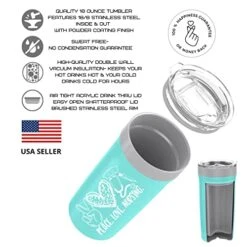 Peace, Love, Nursing. 2-Piece . Includes Insulated Tote Bag And Stainless-Steel Tumbler. Great Thank You Gift For Nurses. RN Gift And Perfect Graduation Gift. Nurse Bag For Work. -Brabantia Shop 51keRtRrIHL