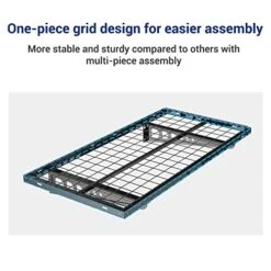 FLEXIMOUNTS 2-Pack 2x4ft Corner Wall Shelving Garage Storage Rack, 24-inch-by-48-inch Floating Shelves, Black -Brabantia Shop 51mcAClCgoL