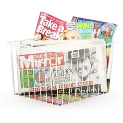 Freezer Baskets Pantry Storage Baskets Bins Farmhouse Organizer Storage Bins Organizer Bins With Built-in Handles For Cabinets, Pantry, Closets, Bedrooms - Set Of 4 -Brabantia Shop 51oqRckNt2L