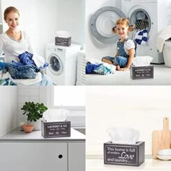 Dryer Sheet Holder For Laundry Room Decor, Dryer Sheets Dispenser Fabric Softener Dispensing Container 2 Side -Brabantia Shop 51ptPJKK3kL