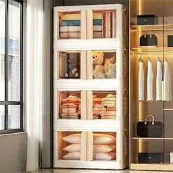 4Pcs Plastic Storage Containers With Handle For Clothes Organizing Cabinet Stackable Lidded Storage Bins With Wheel,8.5Gal Collapsible Storage Box For Snacks Pantry Bedroom Closet Playroom Office -Brabantia Shop 51s9J0KHYyL. AC