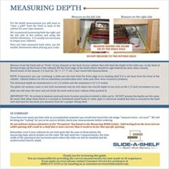 Slide-A-Shelf Made-to-Fit Slide-Out Shelf: Maple Wood Front With Full Extension Soft Close Rail -Brabantia Shop 51tfl0W6inL
