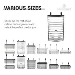 Lilimpact Over The Cabinet Kitchen Storage Grocery Bag Plastic Shopping Bag And Garbage Bag Holder Saver Dispenser Rack Stainless Steel' (Black) -Brabantia Shop 51uPxZQBL9L